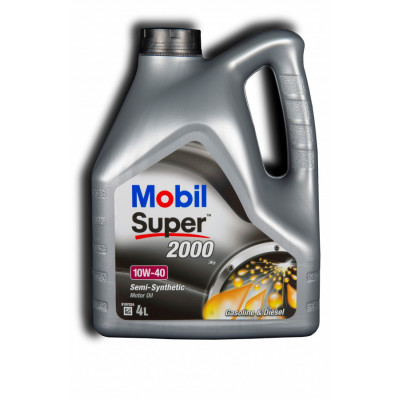 Масло MOBIL SUPER 2000 X1 10w40 ПолуСинтетика (4л) SL/SJ/CF A3/B3 Масло MOBIL SUPER 2000 X1 10w40 ПолуСинтетика (4л) SL/SJ/CF A3/B3