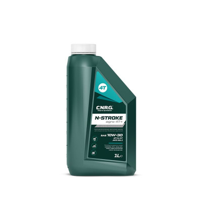 C.N.R.G N-Stroke Agro 4T+ 10W-30 (1л) Полусинтетическое. Для Садовой техники C.N.R.G N-Stroke Agro 4T+ 10W-30 (1л) Полусинтетическое. Для Садовой техники