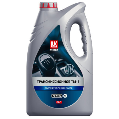 ЛУКОЙЛ ТМ-5 75w90 (4л) ПолуСинтетика трансмиссионное ЛУКОЙЛ ТМ-5 75w90 (4л) ПолуСинтетика трансмиссионное