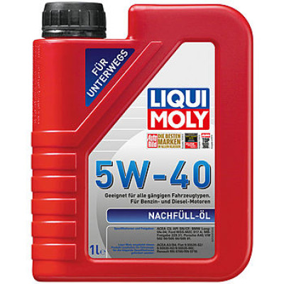 LIQUI MOLY 8027 Nachfull Oil 5w40 (1л) Синтетика LIQUI MOLY 8027 Nachfull Oil 5w40 (1л) Синтетика