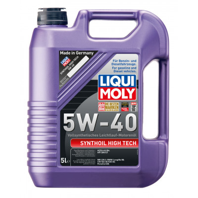 LIQUI MOLY 1925/1856 Synthoil High Tech 5w40 (5л) Синтетика LIQUI MOLY 1925/1856 Synthoil High Tech 5w40 (5л) Синтетика