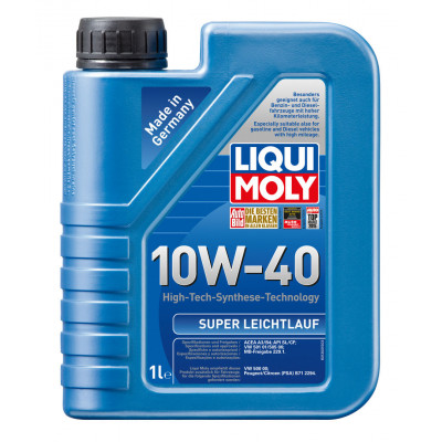 LIQUI MOLY 1928/9503 Super Leichtlauf 10w40 (1л) ПолуСинтетика LIQUI MOLY 1928/9503 Super Leichtlauf 10w40 (1л) ПолуСинтетика