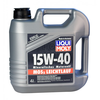 LIQUI MOLY 1949 MoS2 Leichtlauf 15w40 (4л) Минеральное LIQUI MOLY 1949 MoS2 Leichtlauf 15w40 (4л) Минеральное