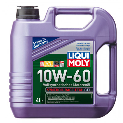 LIQUI MOLY 7535 Synthoil Race Tech GT1 10w60 (4л) Синтетика LIQUI MOLY 7535 Synthoil Race Tech GT1 10w60 (4л) Синтетика