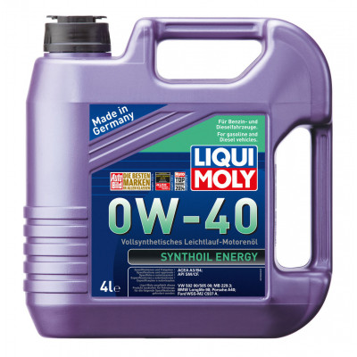 LIQUI MOLY 2451/7536 Synthoil Energy 0w40 (4л) Синтетика LIQUI MOLY 2451/7536 Synthoil Energy 0w40 (4л) Синтетика