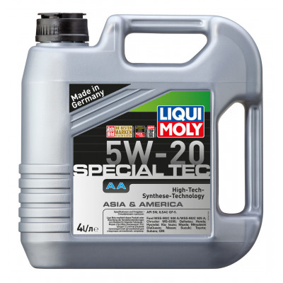 LIQUI MOLY 7621/7658 Leichtlauf Special AA 5w20 (4л) Синтетика LIQUI MOLY 7621/7658 Leichtlauf Special AA 5w20 (4л) Синтетика