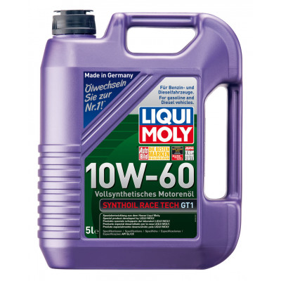 LIQUI MOLY 1944/8909 Synthoil Race Tech GT1 10w60 (5л) Синтетика LIQUI MOLY 1944/8909 Synthoil Race Tech GT1 10w60 (5л) Синтетика