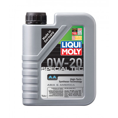 LIQUI MOLY 8065/6738 Special Tec AA 0w20 (1л) Синтетика LIQUI MOLY 8065/6738 Special Tec AA 0w20 (1л) Синтетика