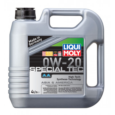 LIQUI MOLY 8066/9705 Special Tec AA 0w20 Синтетика (4л) LIQUI MOLY 8066/9705 Special Tec AA 0w20 Синтетика (4л)