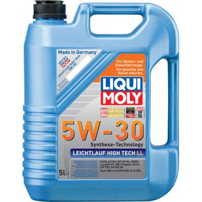 LIQUI MOLY 39007 Leichtlauf High Tech LL 5w30 (5л) Синтетика LIQUI MOLY 39007 Leichtlauf High Tech LL 5w30 (5л) Синтетика