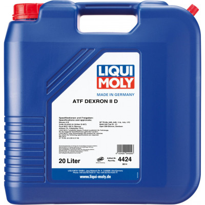 LIQUI MOLY 4424 ATF Dexron II D для АКПП (20л) Минеральное LIQUI MOLY 4424 ATF Dexron II D для АКПП (20л) Минеральное