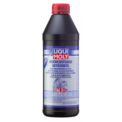 LIQUI MOLY 7584 Hochleistungs-Getriebeoil 75w80 (1л) Синтетика LIQUI MOLY 7584 Hochleistungs-Getriebeoil 75w80 (1л) Синтетика