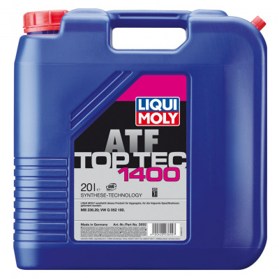 LIQUI MOLY 3692 Top Tec ATF 1400 для АКПП (20л) Синтетика LIQUI MOLY 3692 Top Tec ATF 1400 для АКПП (20л) Синтетика