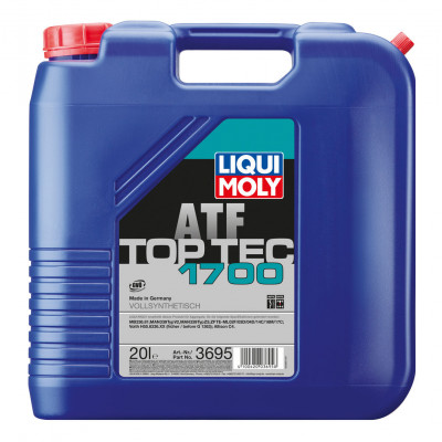 LIQUI MOLY 3695 Top Tec ATF 1700 для АКПП (20л) Синтетика LIQUI MOLY 3695 Top Tec ATF 1700 для АКПП (20л) Синтетика