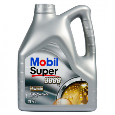 Масло MOBIL SUPER 3000 X1 5w40 Синтетика (4л) SM/SL/SJ/CF A3/B3/B4 Масло MOBIL SUPER 3000 X1 5w40 Синтетика (4л) SM/SL/SJ/CF A3/B3/B4