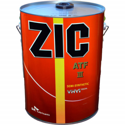ZIC ATF 3 (20л) Синтетика масло трансмиссионное 192632 (для АКПП и ГУР) ZIC ATF 3 (20л) Синтетика масло трансмиссионное 192632 (для АКПП и ГУР)
