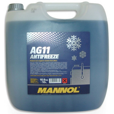 MANNOL АНТИФРИЗ Longterm AG11 синий (10л) (КОНЦЕНТРАТ) 2443/7146 MANNOL АНТИФРИЗ Longterm AG11 синий (10л) (КОНЦЕНТРАТ) 2443/7146
