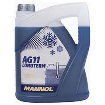 MANNOL АНТИФРИЗ Longterm AG11 синий -40С (5л) (Готовый) 2037 MANNOL АНТИФРИЗ Longterm AG11 синий -40С (5л) (Готовый) 2037