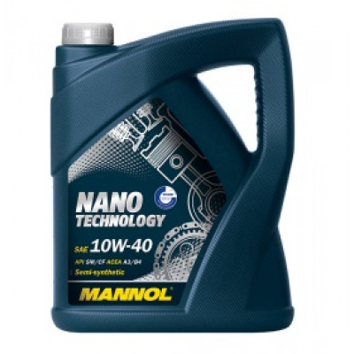 MANNOL Nano Technology 10w40 (4л) ПолуСинтетика ACEA A3/B4 MANNOL Nano Technology 10w40 (4л) ПолуСинтетика ACEA A3/B4