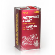 MANNOL масло 4-х тактное  Motorbike  10w40 API SL (4л)  син. 7812