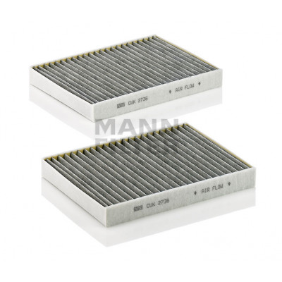 MANN фильтр салонный CUK 2736-2 MANN фильтр салонный CUK 2736-2