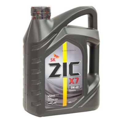 ZIC X7 5w40 SM/CF (4л) Синтетика 162662 ZIC X7 5w40 SM/CF (4л) Синтетика 162662