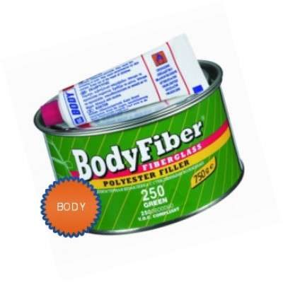 BODY Шпатлевка со стекловолокном 0,75кг №250 BODY Шпатлевка со стекловолокном 0,75кг №250
