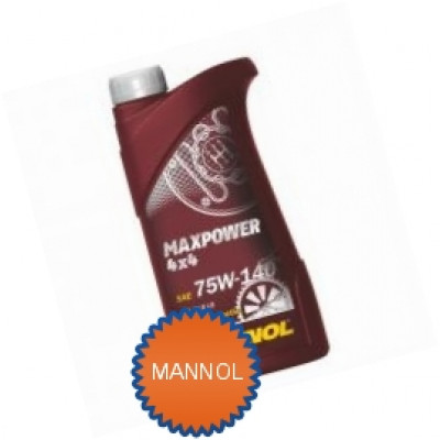 MANNOL Син. трансмиссионное масло 4х4 MAXPOWER GL-5 75w140 (1л) 1236 MANNOL Син. трансмиссионное масло 4х4 MAXPOWER GL-5 75w140 (1л) 1236