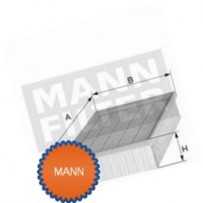 MANN фильтр воздушный C 2483 MANN фильтр воздушный C 2483