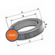 MANN фильтр воздушный C 2852\5