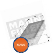 MANN фильтр воздушный C 30154