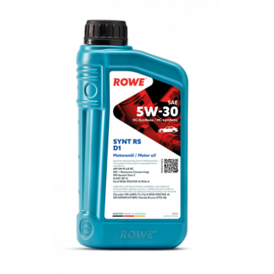 Масло моторное ROWE HIGHTEC SYNT RS D1 SAE 5W-30 (1л) 20212-0010-99 Масло моторное ROWE HIGHTEC SYNT RS D1 SAE 5W-30 (1л) 20212-0010-99