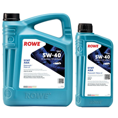 Моторное масло ROWE HIGHTEC SYNTH ASIA SAE 5W40 (1л) 20246-0010-99 Моторное масло ROWE HIGHTEC SYNTH ASIA SAE 5W40 (1л) 20246-0010-99