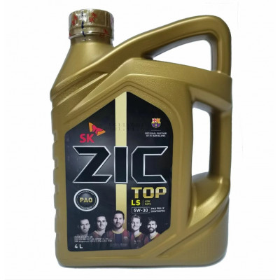 ZIC TOP LS 5w30 (4л) Синтетика 162612 ZIC TOP LS 5w30 (4л) Синтетика 162612