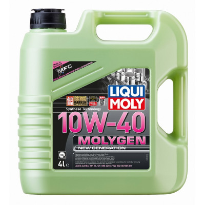 LIQUI MOLY 9060/39028 Molygen New Generation 10w40 (4л) Синтетика (акция 4+1) LIQUI MOLY 9060/39028 Molygen New Generation 10w40 (4л) Синтетика (акция 4+1)