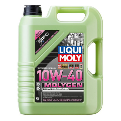 LIQUI MOLY 9951/9061 Molygen New Generation 10w40 (5л) Синтетика LIQUI MOLY 9951/9061 Molygen New Generation 10w40 (5л) Синтетика