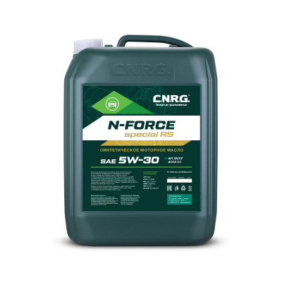 C.N.R.G N-Force Special RS 5w30 SN/CF (20л) БЕНЗИН масло синтетическое C.N.R.G N-Force Special RS 5w30 SN/CF (20л) БЕНЗИН масло синтетическое