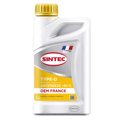 SINTEC ANTIFREEZE-40 GOLD 12+ (1кг) (на Карбоксилатной осн. Желтый универс. смеш. с любым цв.) SINTEC ANTIFREEZE-40 GOLD 12+ (1кг) (на Карбоксилатной осн. Желтый универс. смеш. с любым цв.)