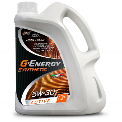 ГАЗПРОМНЕФТЬ G-Energy SyntheticActive 5w30 (4л) масло синтетическое ГАЗПРОМНЕФТЬ G-Energy SyntheticActive 5w30 (4л) масло синтетическое