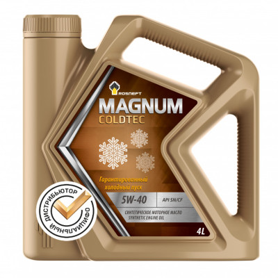РОСНЕФТЬ RN Magnum Coldtec 5/40 (4л) син. SN/CF РОСНЕФТЬ RN Magnum Coldtec 5/40 (4л) син. SN/CF