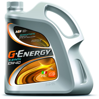 ГАЗПРОМНЕФТЬ G-Energy S Synth 10w40 (4л) масло полусинтетическое ГАЗПРОМНЕФТЬ G-Energy S Synth 10w40 (4л) масло полусинтетическое