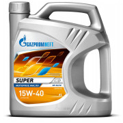 ГАЗПРОМНЕФТЬ Супер SAE 15w40, API SG/CD (4л) Масло минеральное