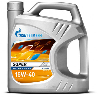 ГАЗПРОМНЕФТЬ Супер SAE 15w40, API SG/CD (4л) Масло минеральное ГАЗПРОМНЕФТЬ Супер SAE 15w40, API SG/CD (4л) Масло минеральное