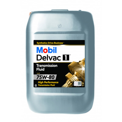 Mobil Delvac 1 Transmission Fluid 75W-80 Синтетика (20л) Mobil Delvac 1 Transmission Fluid 75W-80 Синтетика (20л)