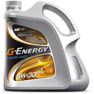 ГАЗПРОМНЕФТЬ G-Energy F Synth 5w30 (5л) масло синтетическое C2/C3 ГАЗПРОМНЕФТЬ G-Energy F Synth 5w30 (5л) масло синтетическое C2/C3