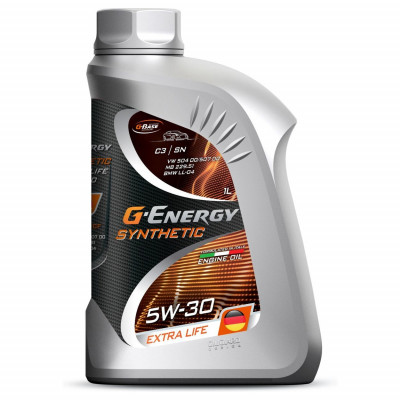 ГАЗПРОМНЕФТЬ G-Energy Synthetic Extra Life 5w30 (1л) масло синтетическое ГАЗПРОМНЕФТЬ G-Energy Synthetic Extra Life 5w30 (1л) масло синтетическое